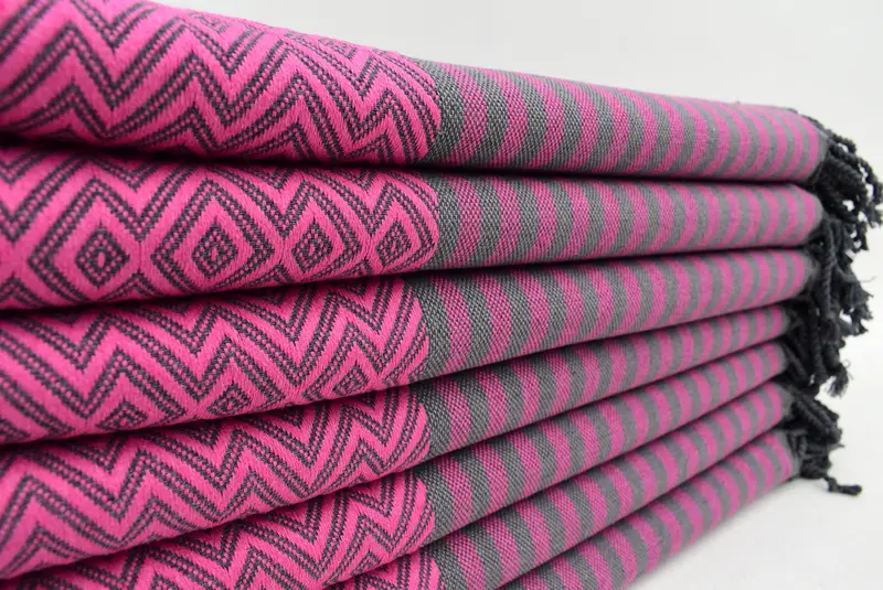 Quick-dry towel, Personalized Turkish Towel, Xmas Gifts, 70x40 Cotton Diamond Towel, Soft organic Turkish peshtemal for luxury spa use, Soft towel - 4
