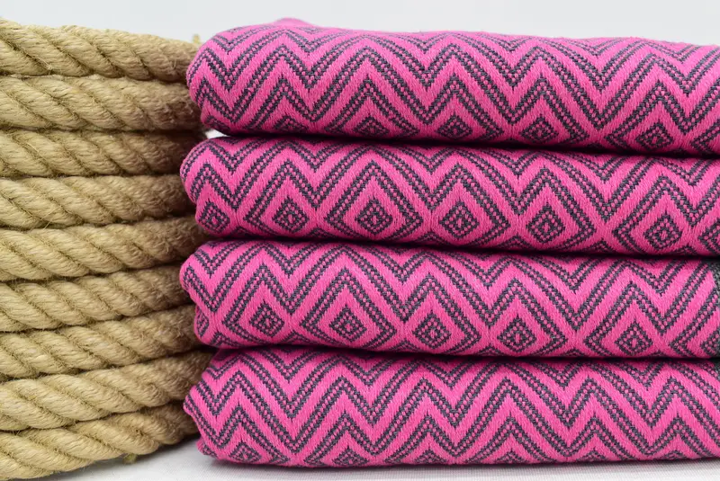 Quick-dry towel, Personalized Turkish Towel, Xmas Gifts, 70x40 Cotton Diamond Towel, Soft organic Turkish peshtemal for luxury spa use, Soft towel - 6