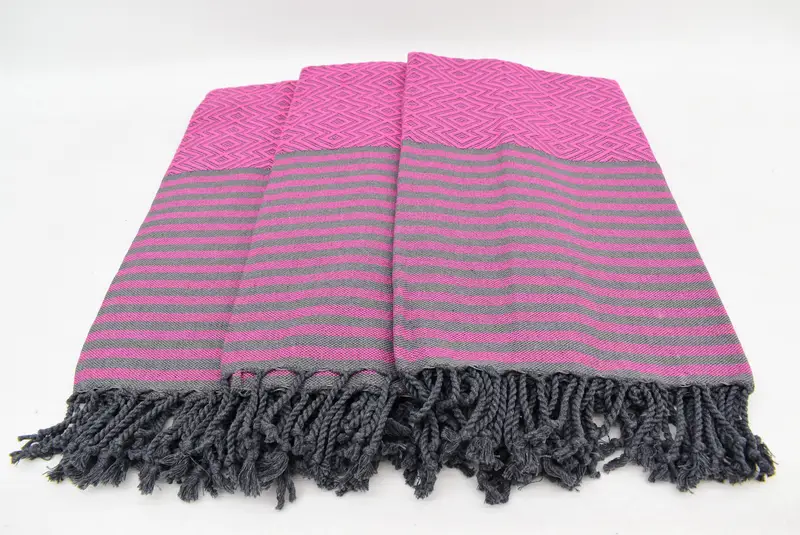 Quick-dry towel, Personalized Turkish Towel, Xmas Gifts, 70x40 Cotton Diamond Towel, Soft organic Turkish peshtemal for luxury spa use, Soft towel - 7