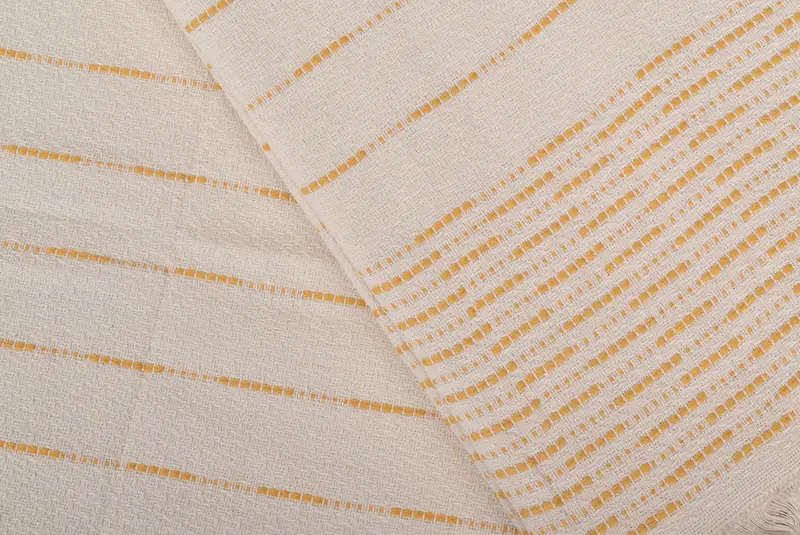 Organic Throw, Bridal Party Gifts, Bachelorette Party Favors, Custom Blanket, Tablecloth, Gift For Wedding Day, 98x92 Cotton Striped Design Towel - 7