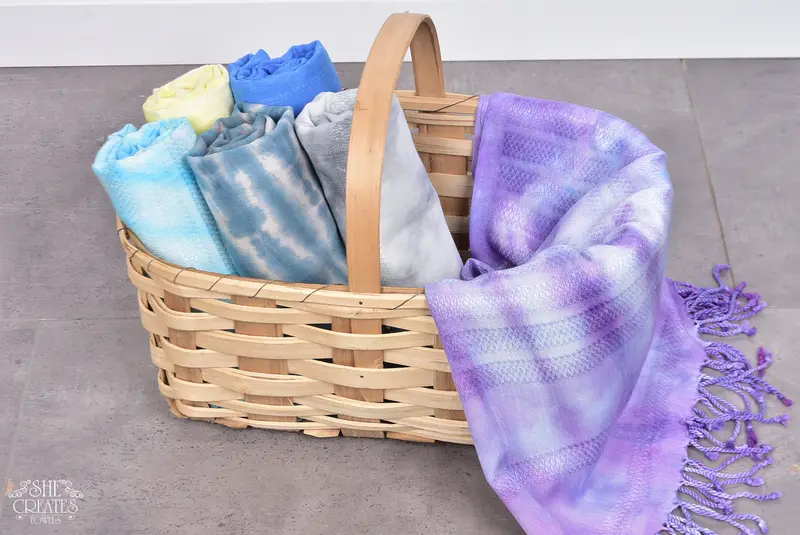 Summer Towel, Bachelorette Party Favors, Bachelorette Party Decorations, Bridesmaid Proposal Gift, 68x36 Cotton Tie Dye Towel, Quick-dry peshtemal - 7