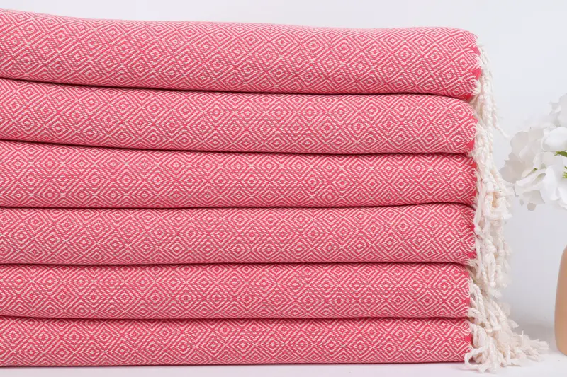 70x38 Cotton Diamond Towel, Peshtemal Towel, Bridesmaid Towel, Bath towel, Gift For Best Friend, Bachelorette Party Favors, Luxury Beach Towel - 3