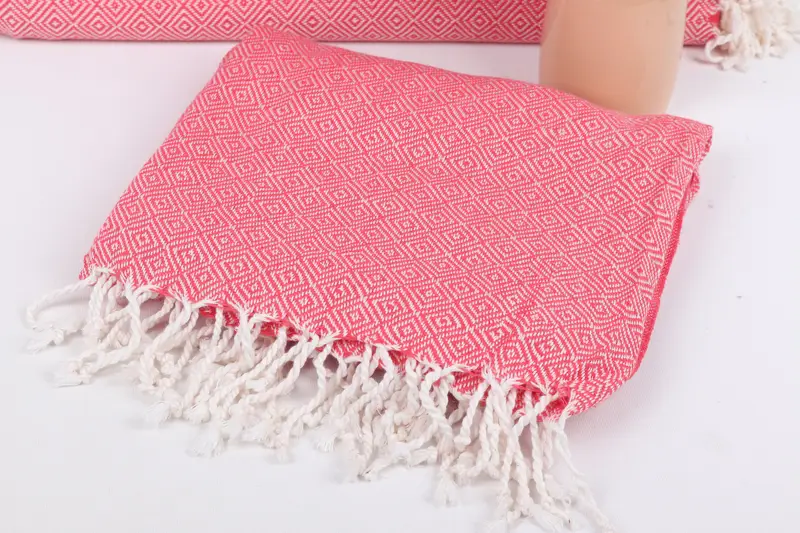 70x38 Cotton Diamond Towel, Peshtemal Towel, Bridesmaid Towel, Bath towel, Gift For Best Friend, Bachelorette Party Favors, Luxury Beach Towel - 5