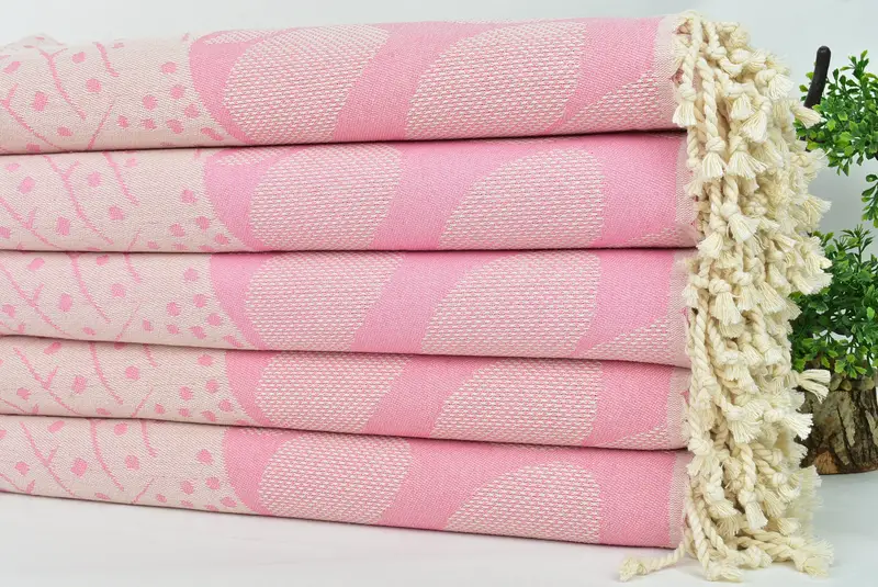 Monogrammed Turkish Towel, 70x40 Cotton Whale Design Towel, Anniversary Gift For Her, Quick-Dry Beach Towel, Fouta towel, Personalized Towel - 5