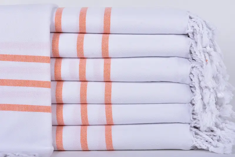 70x40 Pamuklu Çizgili Havlu, Yaz Hediyesi, Organik Türk Havlu, Spor Havlusu, El Yapımı Hediye, Seyahat Havlusu, Monogramlı Türk Havlu, Plaj Havlusu Toplu - 1