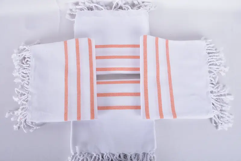 70x40 Pamuklu Çizgili Havlu, Yaz Hediyesi, Organik Türk Havlu, Spor Havlusu, El Yapımı Hediye, Seyahat Havlusu, Monogramlı Türk Havlu, Plaj Havlusu Toplu - 6