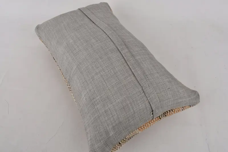 Pillow, 12x20 Orange Cushion Cover, Kilim Pillow, Yoga Cushion Cover, Kilim Cushion Sham, Pillow for Sofa, Designer Throw Pillow Cover - 7