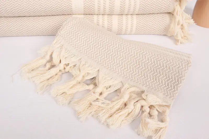 Turkish Tea Towel, Xmas Gifts, Monogram Hand Towel, Turkish Hand Towel, 40x18 Cotton Striped Towel, Gift Towel, First Wedding Anniversary Gift - 4