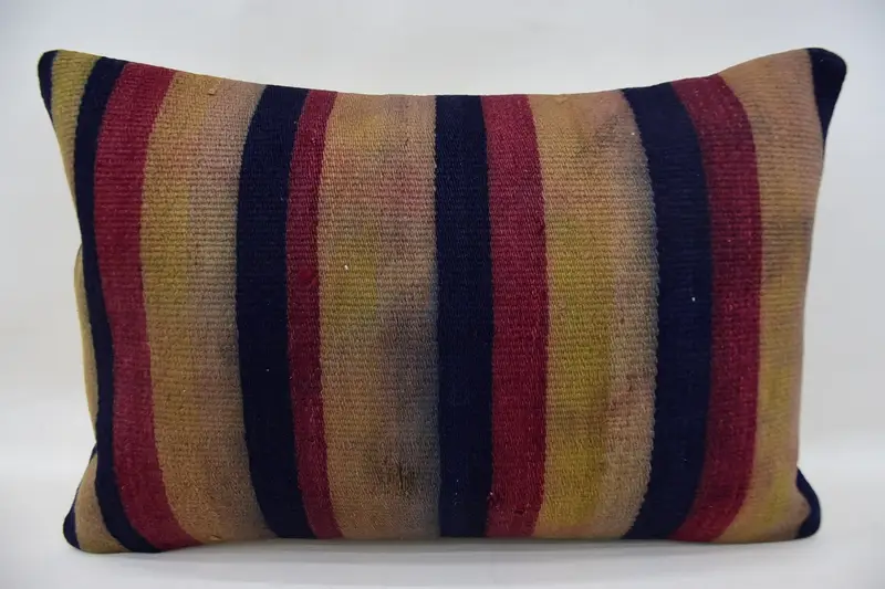 Kilim Pillow Cover, Bohemian Cushion Cushion, 16x24 Beige Pillow Sham, Cushion Case, Vintage Pillow, Gift Pillow, Boho Pillow Sham Cover - 1
