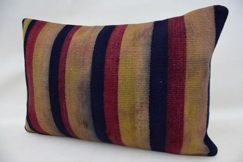 Kilim Pillow Cover, Bohemian Cushion Cushion, 16x24 Beige Pillow Sham, Cushion Case, Vintage Pillow, Gift Pillow, Boho Pillow Sham Cover - 3
