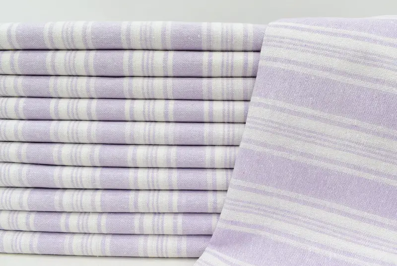 Personalized Wedding Gift, 70x40 Cotton Striped Towel, Fouta towel, Bachelor Party Gifts, Bachelor Towel, Custom Wedding Towel, Lightweight towel - 1