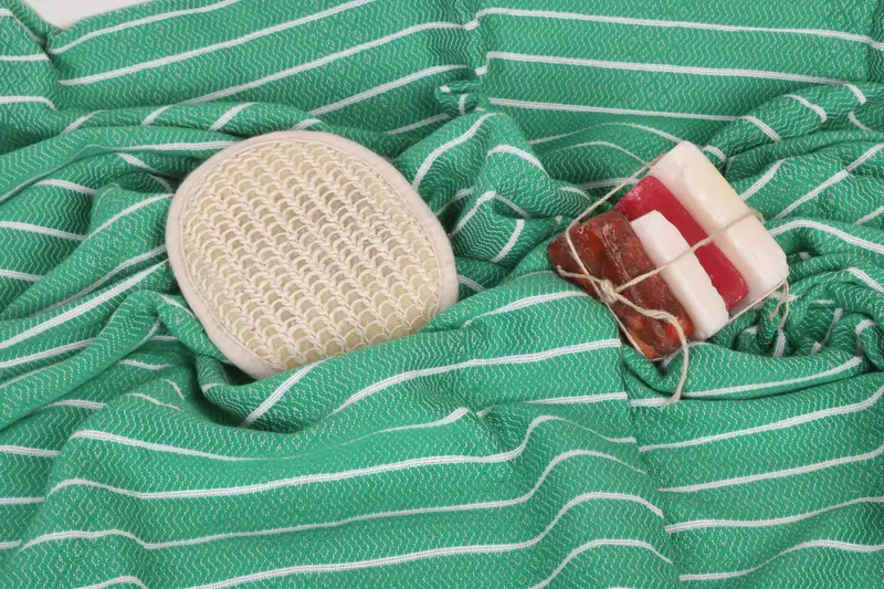 Home Decor Towel, Bachelorette Towel, 70x40 Cotton Striped Towel, Oversized Beach Towel, Wedding Gift, Bridal Shower Gift, Spa Towel, Summer Gift - 7