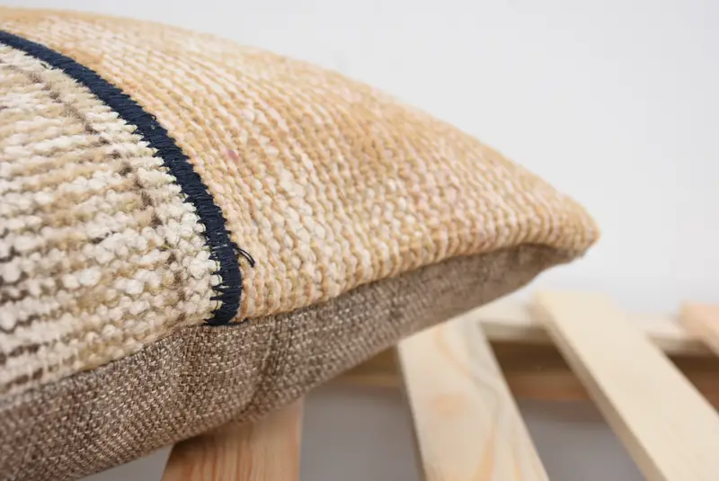 Interior Designer Pillow, Nautical Throw Pillow Sham, Bench Pillow, Throw Kilim Pillow, 14x14 Yellow Cushion Case, Pillow Case, Antique Pillows - 7