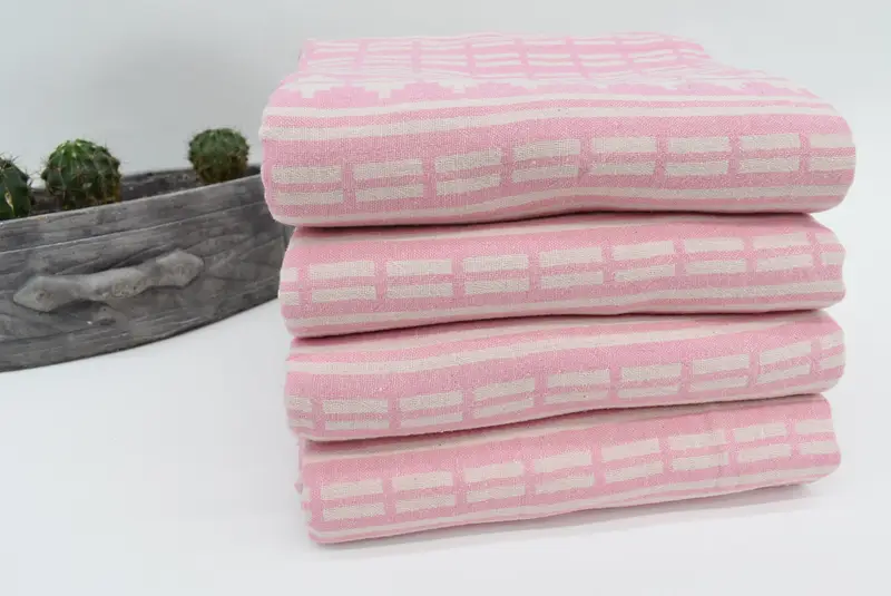 Summer Towel, Valentines Gift, Bachelor Bachelorette Party Favors, Embroidered Towel, 70x40 Cotton Kilim Design Towel, Monogram Turkish Towel - 7