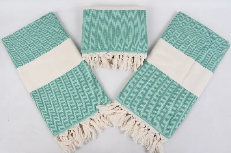 Bachelor Gifts, Hammam towel, Embroidered Beach Towel, Peshtemal Towel, Bachelorette Gifts, 70x40 Cotton Herringbone Towel, Wedding Gift For Bride - 8