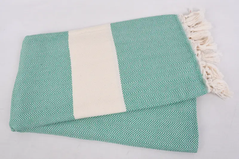 Bachelor Gifts, Hammam towel, Embroidered Beach Towel, Peshtemal Towel, Bachelorette Gifts, 70x40 Cotton Herringbone Towel, Wedding Gift For Bride - 6
