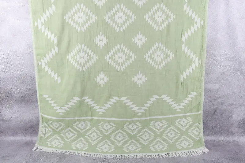 Embroidered Beach Towel, 70x36 Cotton Kilim Towel, Personalized Beach Towel, Bachelorette Party Gifts Bridesmaids, Beach Towel Gift, Spa Gift - 1