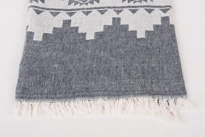 Monogram Turkish Towel, Personalized Beach Towel, Turkish towel, Home Decor Towel, Miami Bachelorette Party Favors, 70x36 Cotton Aztec Towel - 4