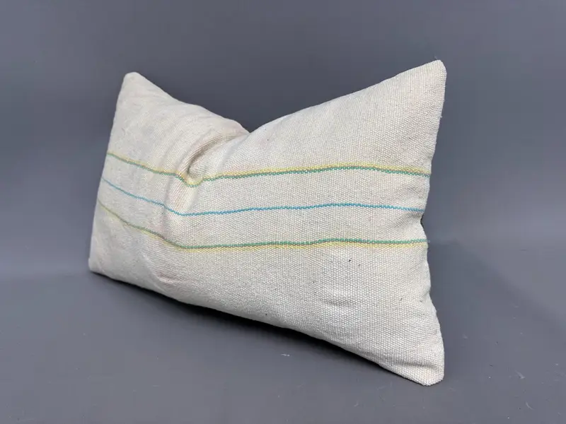12x20 White Cushion, Christmas Pillow Sham, Seat Cushion, Home Decor Pillow, Pillow Case, Boho Pillow, Handmade Kilim Cushion, Toss Cushion - 3