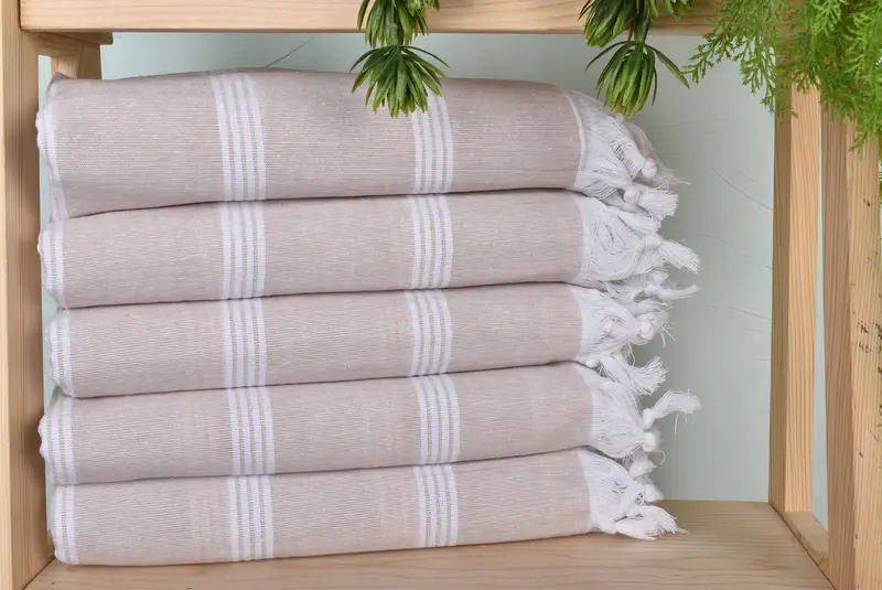 70x30 Cotton Striped Towel, Bath towel, Grandma Gift, Embroidered Beach Towel, Bachelor Gifts, Spa Gift Towel, Bachelorette Party Decorations - 1