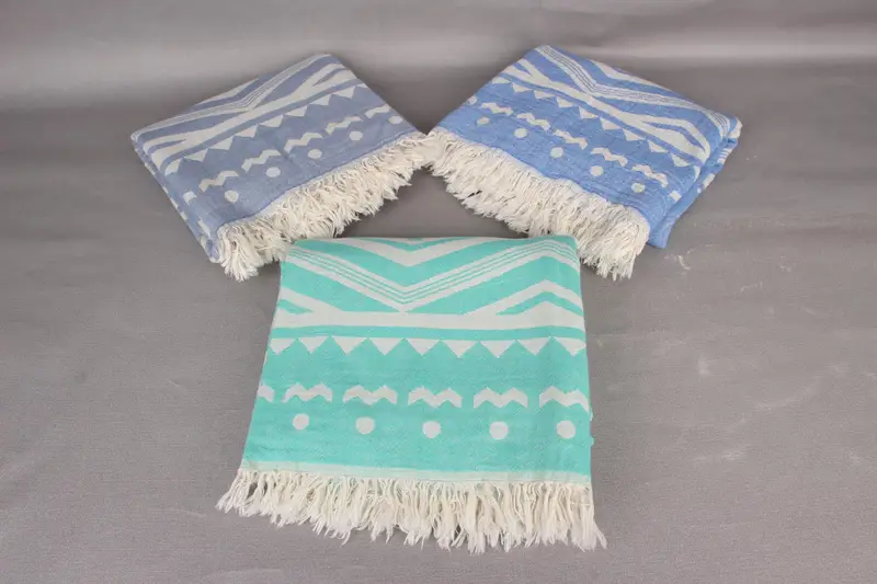 Gift For Him, Home Gift, 70x36 Cotton Plus Design Towel, Custom Wedding Gift, Best Friend Gift, Sand-resistant Turkish towel for the beach - 4