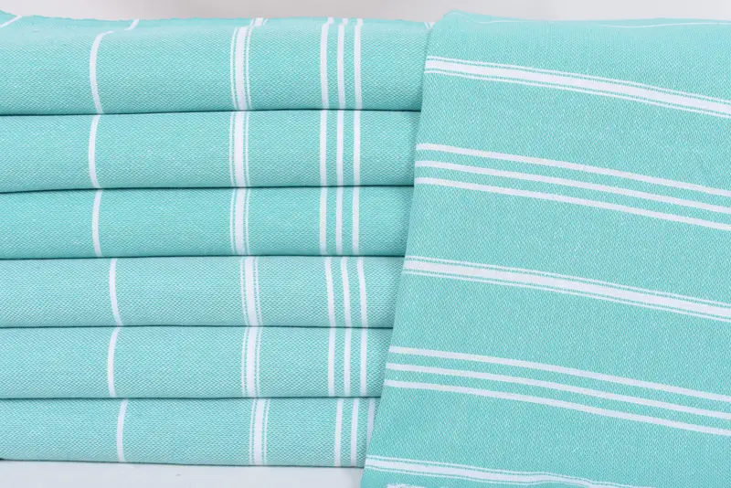 40x24 Cotton Striped Towel, Personalized Dish Towel, Turkish Towel, Turkish Tea Towel, Wedding Gift, Bachelor Towel, Customized Turkish Towel - 2
