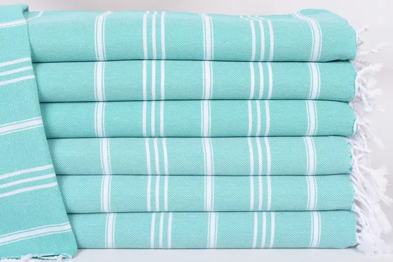 40x24 Cotton Striped Towel, Personalized Dish Towel, Turkish Towel, Turkish Tea Towel, Wedding Gift, Bachelor Towel, Customized Turkish Towel - 1