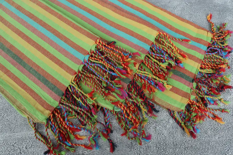 Thin towel, Spa Gift, Thin and lightweight Turkish peshtemal, Home Decor Gifts, Turkish Beach Towel Bulk, Summer Gift, 70x36 Cotton Striped Towel - 5