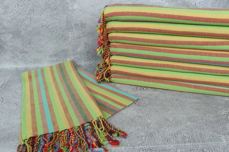 Thin towel, Spa Gift, Thin and lightweight Turkish peshtemal, Home Decor Gifts, Turkish Beach Towel Bulk, Summer Gift, 70x36 Cotton Striped Towel - 2