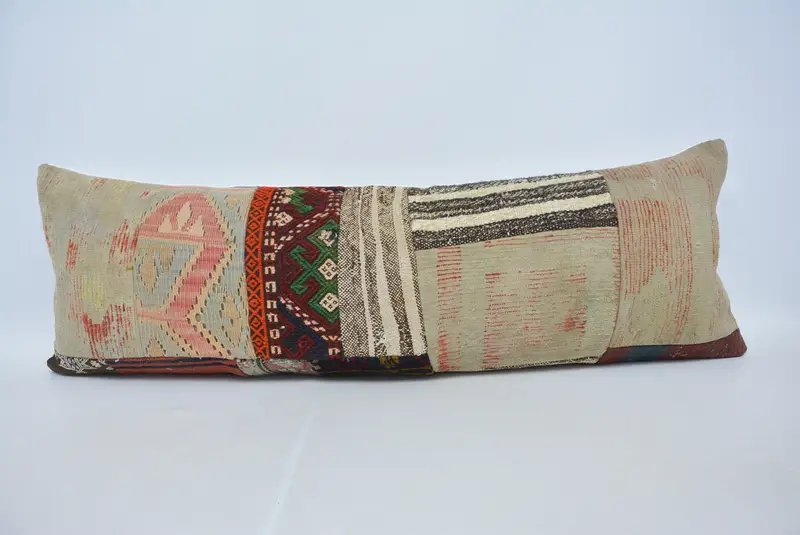 Almohada de tiro Paisley roja y beige, almohada de tiro versátil y acogedora