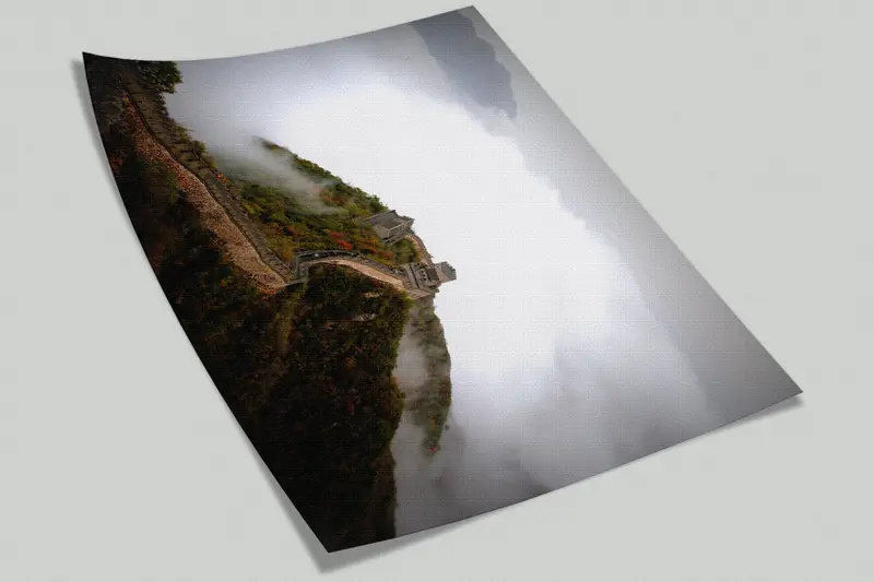 3d Wall Paper,Paper Wall Art ,Modern Wall Paper,Great Wall of China,Nature Landscape Wall Painting,Mountain Landscape Wall Painting, - 7
