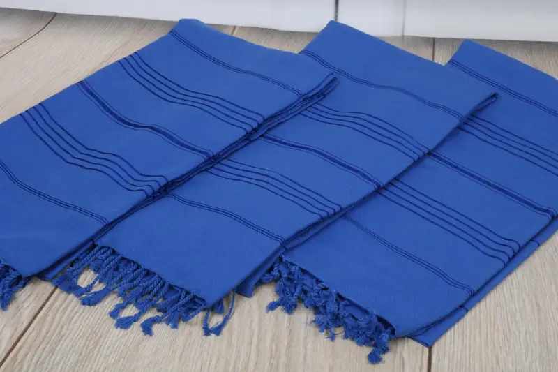 Soft towel, Embroidered Turkish Towel, 70x40 Cotton Striped Towel, Turkish towel, Gift For Boyfriend, Bulk Order Towel, Absorbent Turkish towel - 6