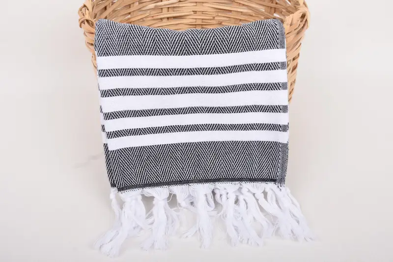 Turkish Towel Hand Towel, Monogram Kitchen Towel, Bridal Shower Favors, Turkish Hand Towel, Gift For Mom, Bachelor Towel, 40x20 Cotton Zig zag Towel - 5