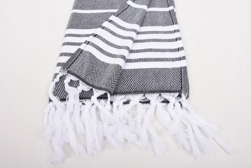 Turkish Towel Hand Towel, Monogram Kitchen Towel, Bridal Shower Favors, Turkish Hand Towel, Gift For Mom, Bachelor Towel, 40x20 Cotton Zig zag Towel - 8
