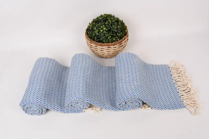 Handmade Gift, Sand-free towel, Eco-Friendly Turkish Towel, Monogrammed Beach Towel, 70x40 Cotton Diamond Towel, Cute Beach Towel, Personalized Gift - 8