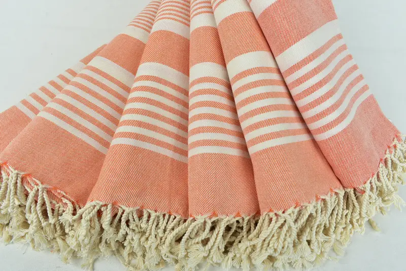 Home Gift, 68x38 Cotton Striped Towel, Organic towel, Organic Turkish towel, Arizona Bachelorette Party Favors, Peshtemal Towel, Best Friend Gift - 4