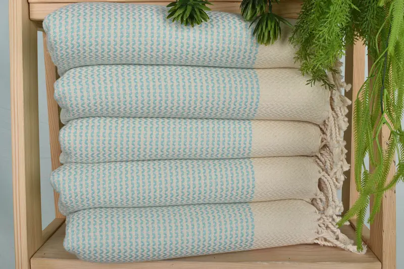 Turkish Towel Hand Towel, Turkish Hand Towel, 40x20 Cotton Diamond Towel, Bathroom Hand Towel, Beach Wedding Favor, Personalized Dish Towel - 1