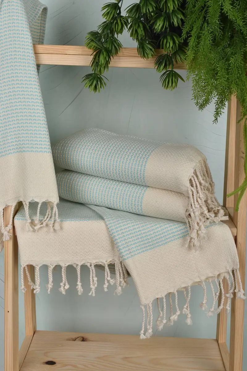 Turkish Towel Hand Towel, Turkish Hand Towel, 40x20 Cotton Diamond Towel, Bathroom Hand Towel, Beach Wedding Favor, Personalized Dish Towel - 6