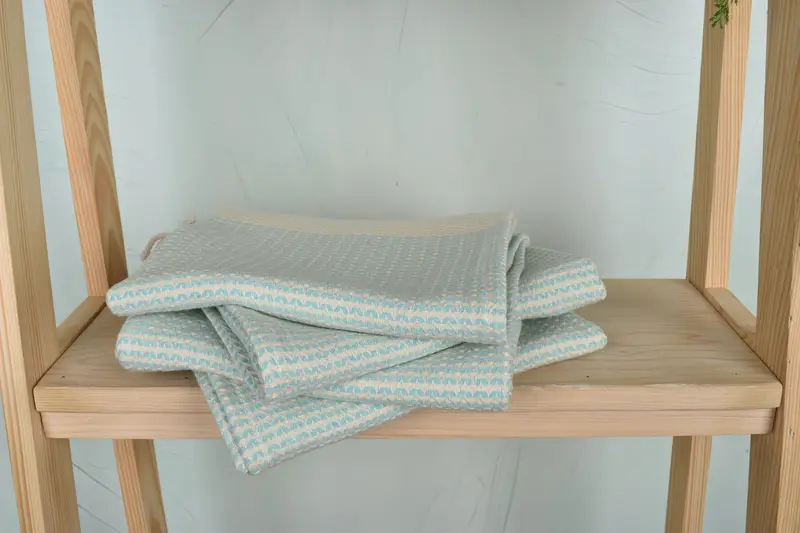 Turkish Towel Hand Towel, Turkish Hand Towel, 40x20 Cotton Diamond Towel, Bathroom Hand Towel, Beach Wedding Favor, Personalized Dish Towel - 7