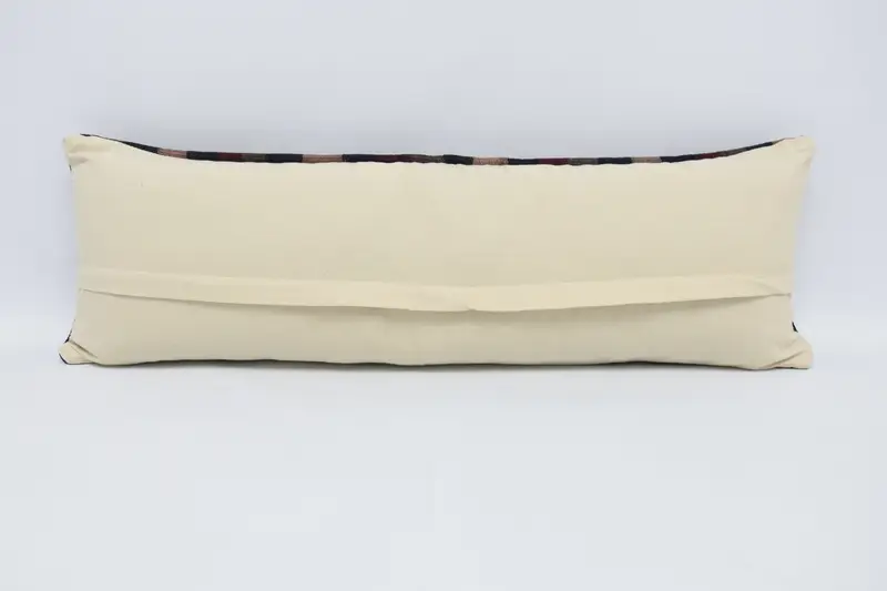 Colorful Pillow Cover, Vintage Pillow, Pillow for Couch, Ethnical Kilim Rug Pillow, Outdoor Throw Pillow Case, Pillow Sham, 12x36 Blue Pillow Case - 6