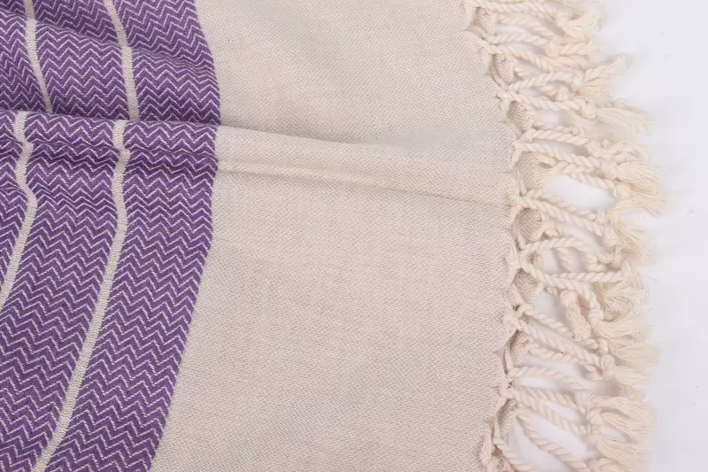 Home Decor Gifts, 68x40 Linen Zig zag Towel, Luxury towel, Sand-resistant Turkish towel for the beach, Bachelor Gifts, Spa Towel, Bachelor Gift - 8