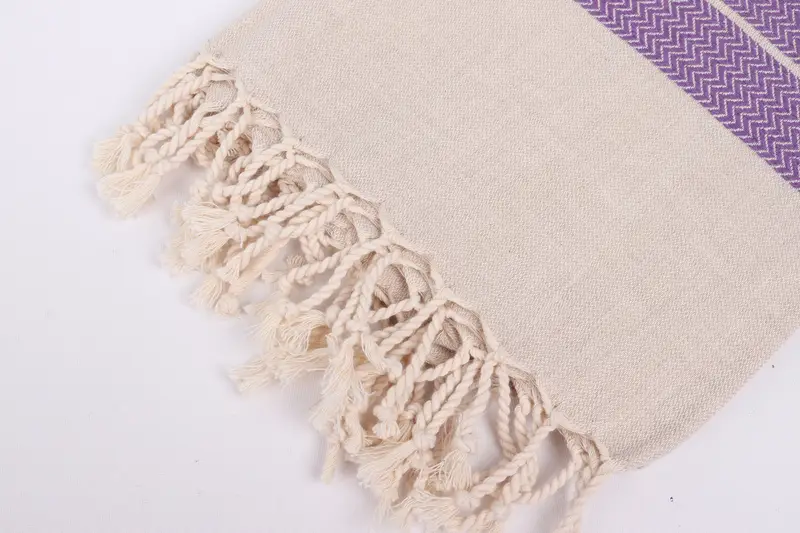 Home Decor Gifts, 68x40 Linen Zig zag Towel, Luxury towel, Sand-resistant Turkish towel for the beach, Bachelor Gifts, Spa Towel, Bachelor Gift - 7