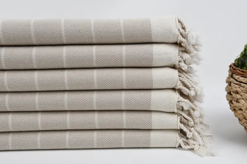 70x40 Cotton Herringbone Towel, Bridesmaid Gifts, Spa Towel, Bachelorette Party Favor, Turkish Towel Monogram, Organic towel, Monogram Turkish Towel - 2