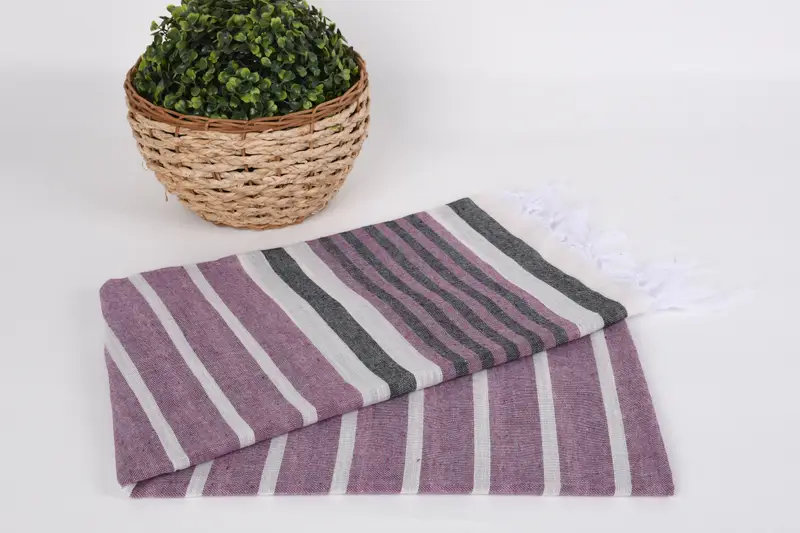 Custom Wedding Gift, Turkish Beach Towel Personalized, Soft towel, Unique Wedding Gift, Gifts For Him, 68x40 Cotton Striped Towel, Engagement Gift - 4