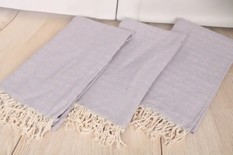 Christmas Favors, Traditional Turkish peshtemal for hammam, 70x36 Cotton Striped Towel, Turkish hand towel, Bridesmaid Gifts, Handmade Gift - 6