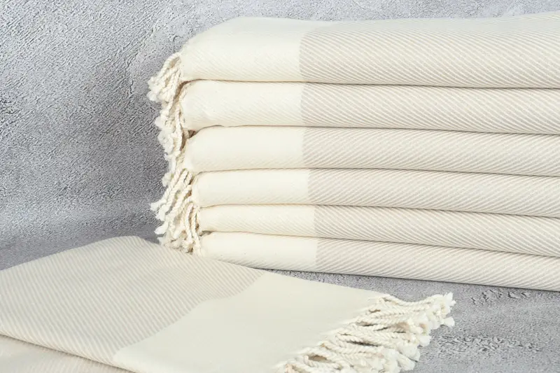 Custom Wedding Gift, Pool Towels, Turkish towel, Peshtemal beach towel with unique design, Memorial Gift, 70x40 Cotton Striped Towel, Travel towel - 2