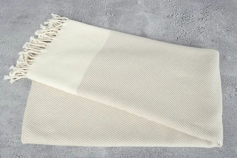 Custom Wedding Gift, Pool Towels, Turkish towel, Peshtemal beach towel with unique design, Memorial Gift, 70x40 Cotton Striped Towel, Travel towel - 6