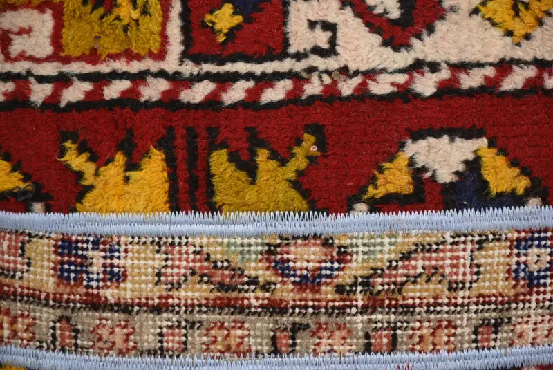 18x18 Red Pillow Case, Cotton Cushion Cover, Handmade Kilim Cushion, Antique Pillows, Pillow for Sofa, Christmas Pillow Sham, Pillow Sham - 3