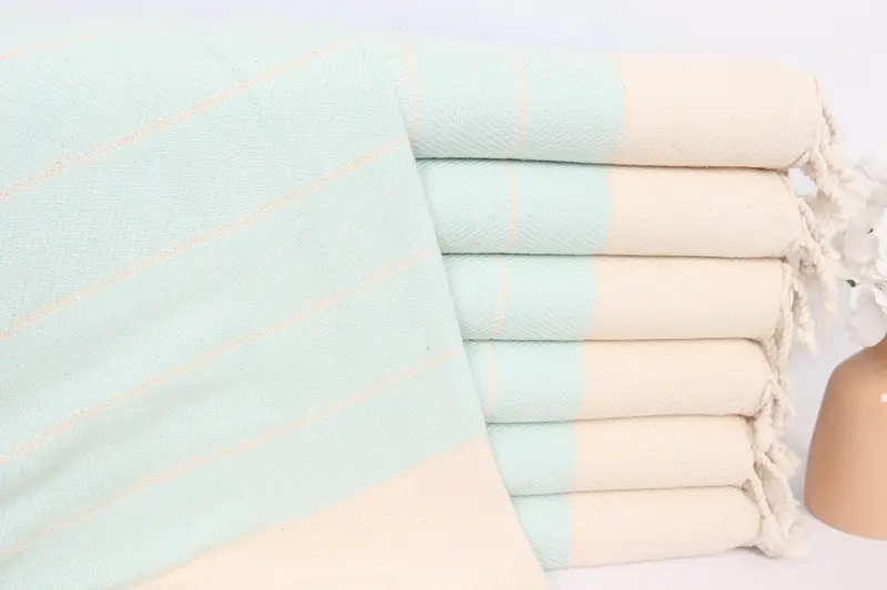 Spa Towel, Summer Towel, Wedding Shower Gift, Small Bath Towels, Wedding Gift, Bridal Shower Favors, 36x16 Cotton Striped Towel, Turkish Tea Towel - 1