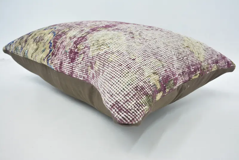 16x24 Purple Pillow Cover, Pillow for Sofa, Art Deco Pillow, Car Pillow Case, Ethnical Kilim Rug Pillow, Cushion Cover, Vintage Kilim Pillow - 6